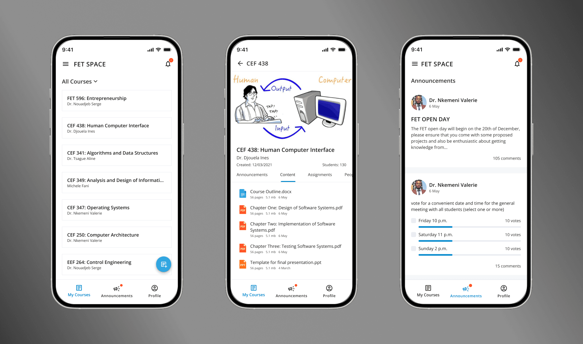 FET SPACE - School Management System